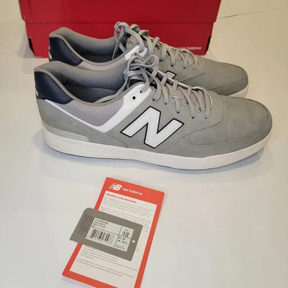 New Balance 574 Greens Waterproof Golf Shoe (Men) Size 15 2E Like New! - Picture 3 of 15